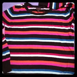 Super cute striped sweater!